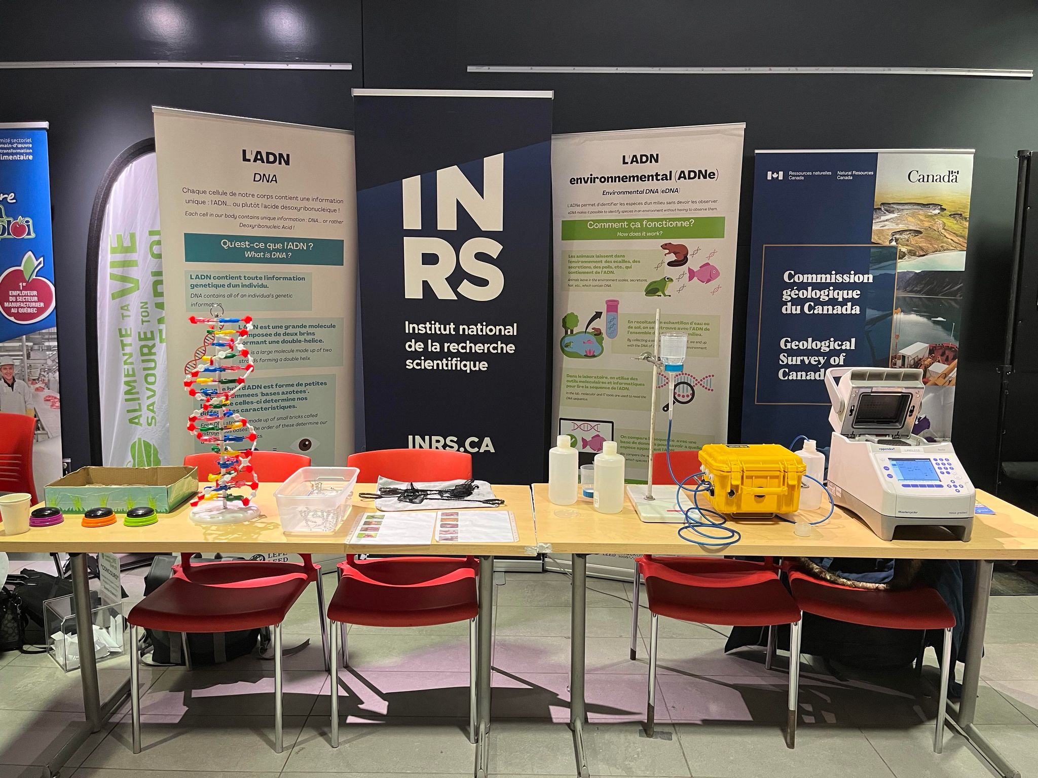 Kiosque d'information ADNe